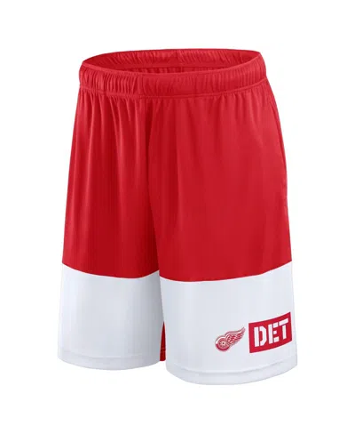 Logo Athletic Men's Red Detroit Red Wings Best Of The Best Shorts