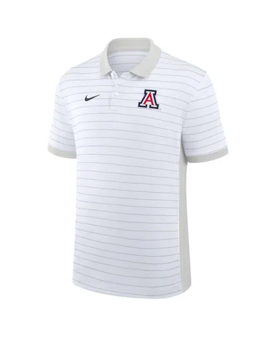Nike Men's White Arizona Wildcats 2025 Early Season Coaches Sideline Victory Stripe Performance Polo Shir In White