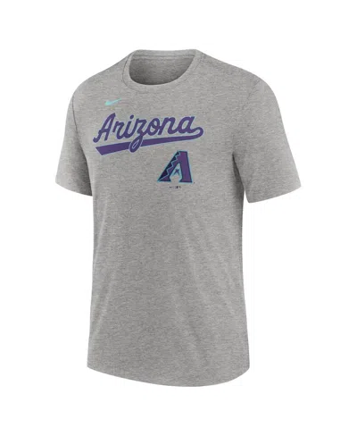 Nike Men's Heather Charcoal Arizona Diamondbacks 2025 City Connect Tri-blend T-shirt In Gray