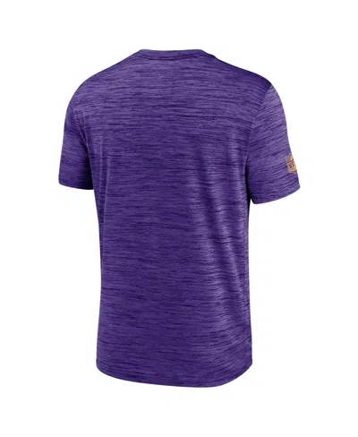 Nike Men's Purple Minnesota Vikings Sideline Velocity Performance T-shirt In Purple