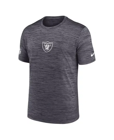 Nike Las Vegas Raiders Sideline Team Issue Velocity  Men's Dri-fit Nfl T-shirt In Black