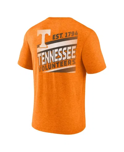 Fanatics Men's Heather Tennessee Orange Tennessee Volunteers Ideal Faded Tri-blend T-shirt In Orange