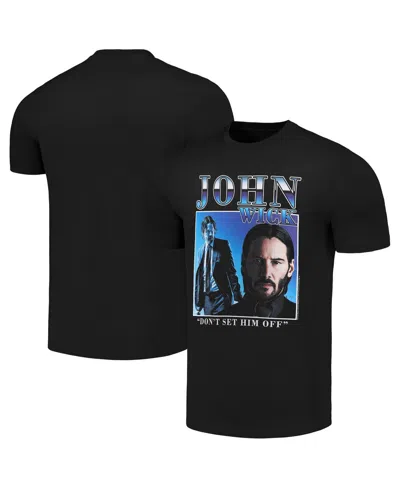 American Classics Men's Black John Wick Graphic T-shirt