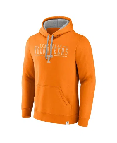 Fanatics Men's Tennessee Orange Tennessee Volunteers Second Wind Distressed Pullover Hoodie In Orange