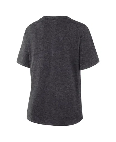 Fanatics Women's Heather Charcoal Utah Mammoth Primary Logo Legacy T-shirt In Black