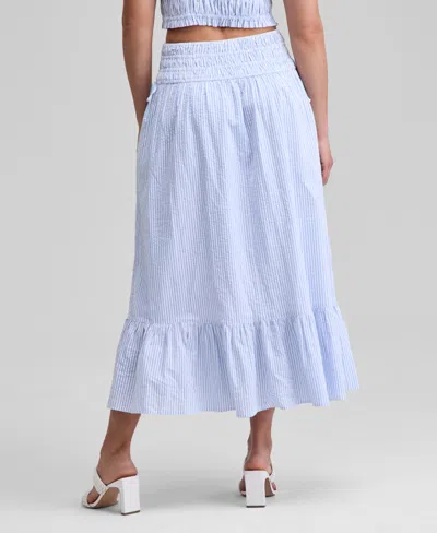And Now This Women's Smocked Seersucker Maxi Skirt, Exclusively At Macy's