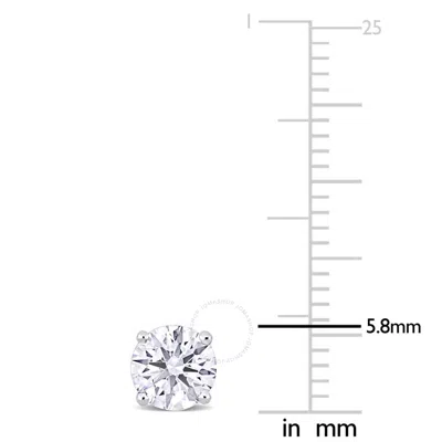 Created Forever 1 1/2ct Tw Lab-grown Diamond Martini-style Stud Earrings In 14k White Gold (igi Cert