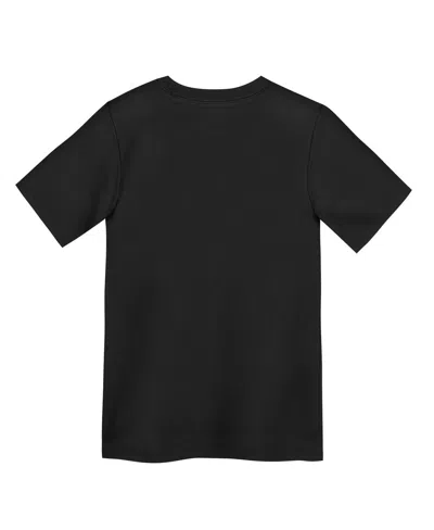 Nike Little Boys And Girls Black Miami Marlins 2025 City Connect Logo T-shirt In Black