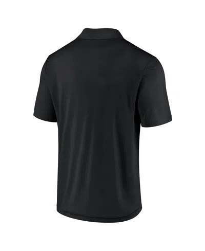 Fanatics Men's Black Carolina Panthers Polo Shirt In Black