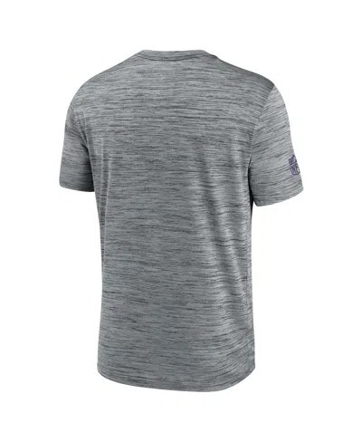 Nike Men's Gray Chicago Bears Sideline Velocity Performance T-shirt In Gray