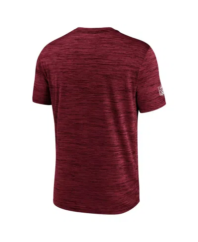 Nike Men's Red Tampa Bay Buccaneers Sideline Velocity Performance T-shirt In Red