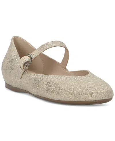 Lucky Brand Cyrena Mary Jane Flat In Gold