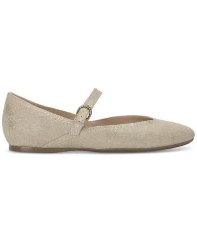 Lucky Brand Cyrena Mary Jane Flat In Gold