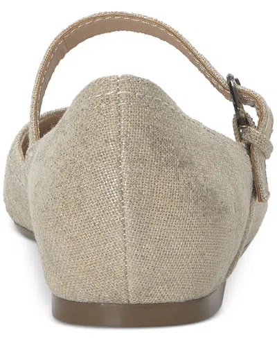 Lucky Brand Cyrena Mary Jane Flat In Gold