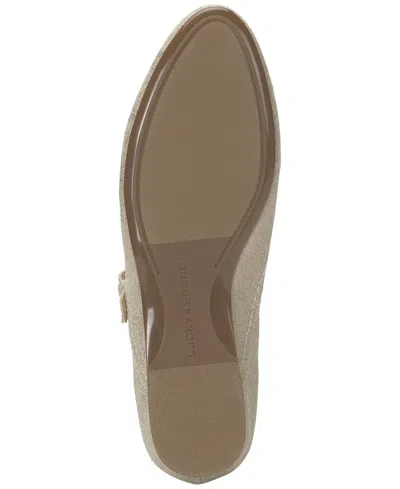 Lucky Brand Cyrena Mary Jane Flat In Gold