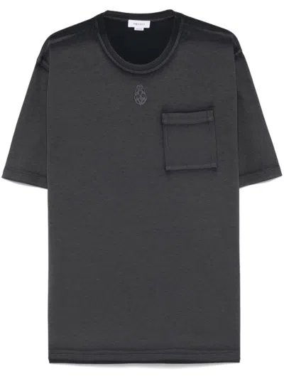 Alexander Mcqueen Faded T-shirt In Black