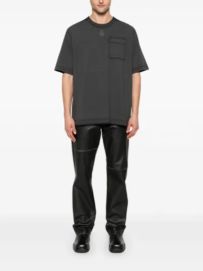 Alexander Mcqueen Faded T-shirt In Black