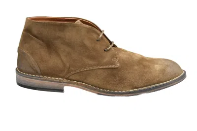 Ernesto Dolani Low-cut Cognac Suede Shoes With Refined Silhouette In Brown