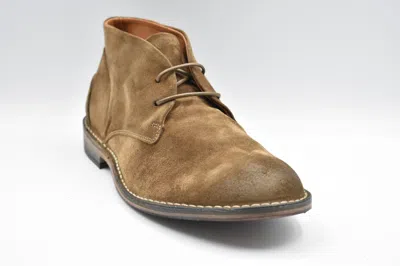 Ernesto Dolani Low-cut Cognac Suede Shoes With Refined Silhouette In Brown
