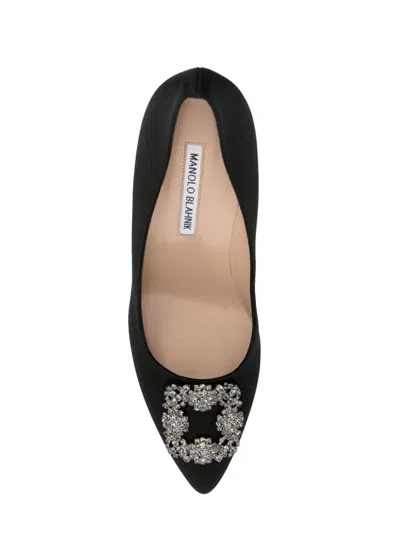 Manolo Blahnik Hangisi 110mm Crystal-embellished Pumps