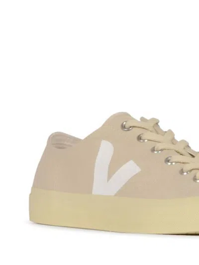 Veja Canvas Wata Ii Sneakers In Gold