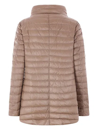 Herno Quilted Beige Down Jacket