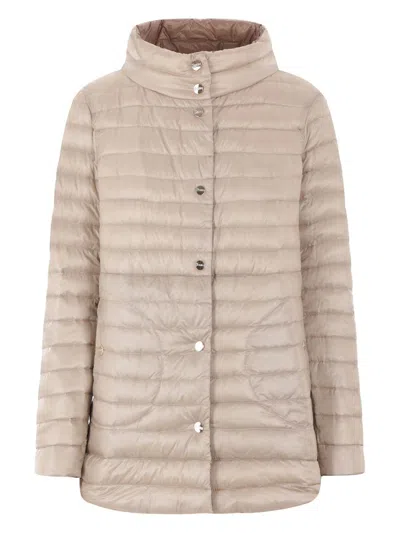 Herno Quilted Beige Down Jacket