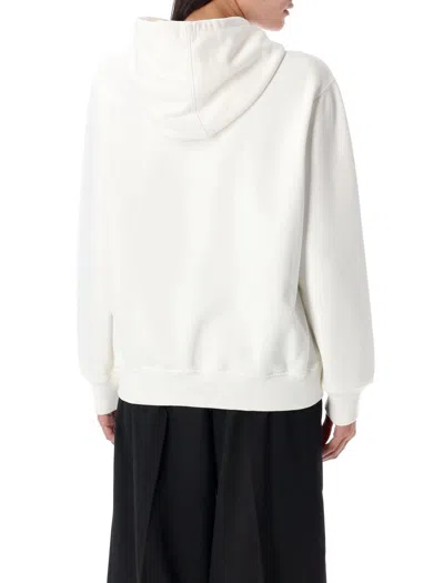 Casablanca Knitwear Hood Embroidered Detail In White