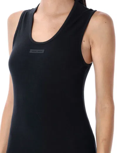 Fear Of God Essential Rib Tank Dress In Black