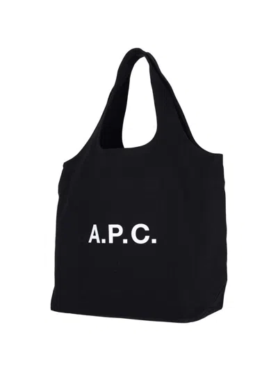 Apc A.p.c. Women Ninon Tote Bag In Black