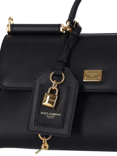 Dolce & Gabbana Black My Sicily Handbag In Black