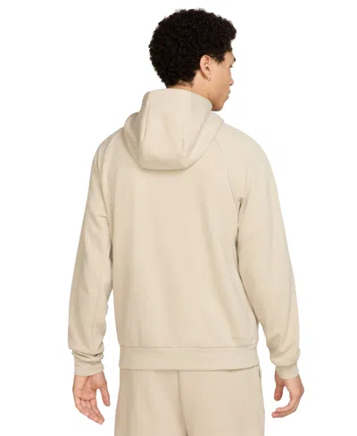 Nike Men's Primary Fleece Dri-fit Uv Full-zip Performance Hoodie In Neutral