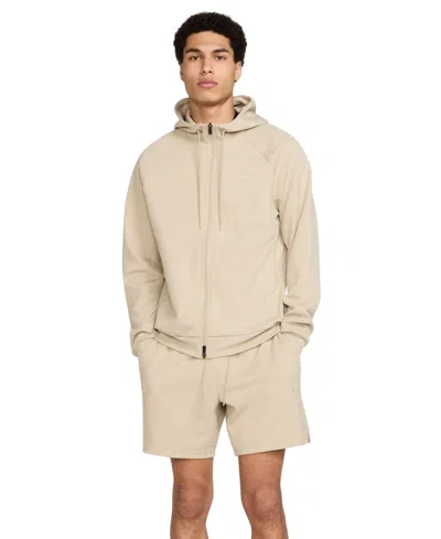 Nike Men's Primary Fleece Dri-fit Uv Full-zip Performance Hoodie In Neutral