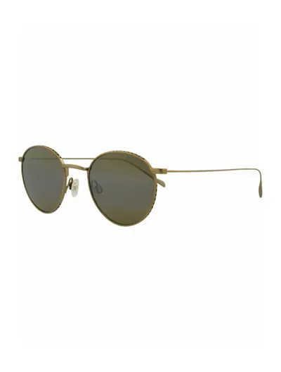 Maui Jim Round-frame Titanium Sunglasses