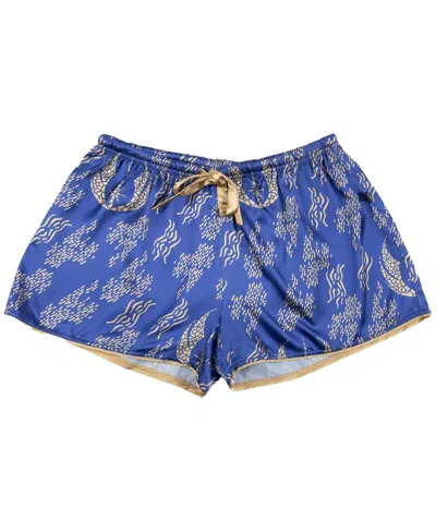 Heroes & Villains Women's 2-piece Blue Star Wars Jedi Robe Shorts And Pajama Set