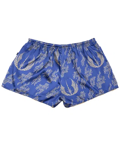 Heroes & Villains Women's 2-piece Blue Star Wars Jedi Robe Shorts And Pajama Set