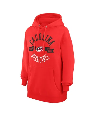 G-iii 4her By Carl Banks Women'sâ Red Florida Panthers City Graphic Fleece Pullover Hoodie