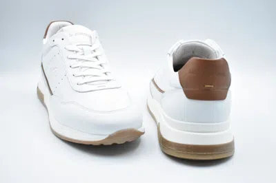 La Martina Classic White Sneakers With Handcrafted Details In White