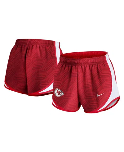 Nike Women's Red Kansas City Chiefs Tempo Performance Shorts In Purple