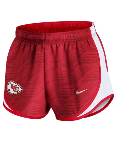 Nike Women's Red Kansas City Chiefs Tempo Performance Shorts In Purple
