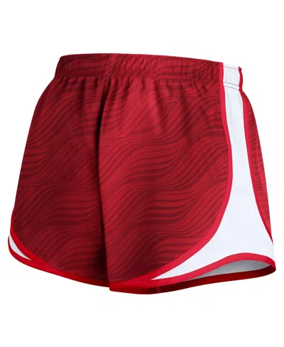Nike Women's Red Kansas City Chiefs Tempo Performance Shorts In Purple