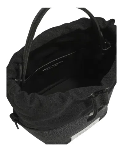 Maison Margiela Small 5ac Bucket In Leather And Fabric