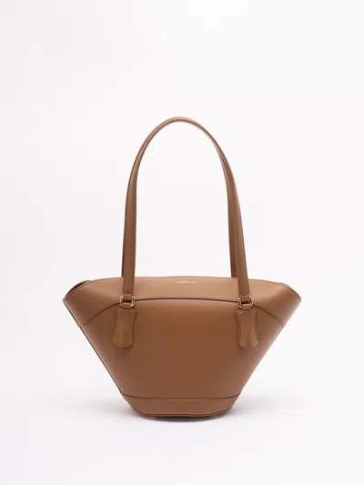 Dolce & Gabbana Structured Calf Leather Handbag