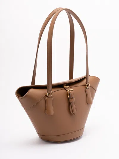 Dolce & Gabbana Structured Calf Leather Handbag