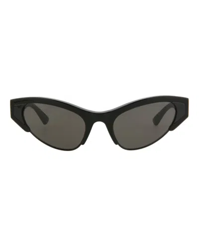 Bottega Veneta Cat Eye-frame Acetate Sunglasses In Black