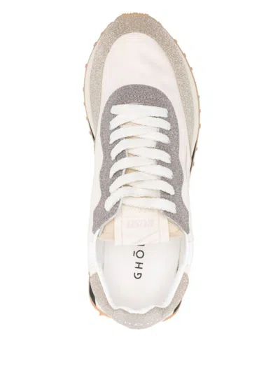 Ghoud Elevated Beige Sneakers With Textured Design