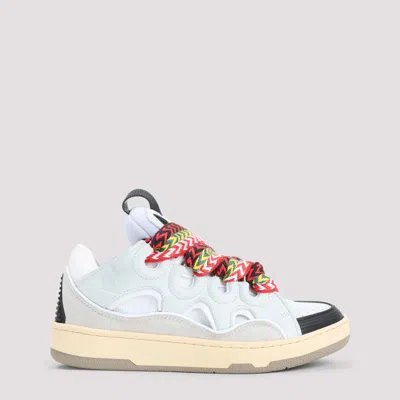 Lanvin Exaggerated Silhouette Leather And Rubber Sneakers In Multi