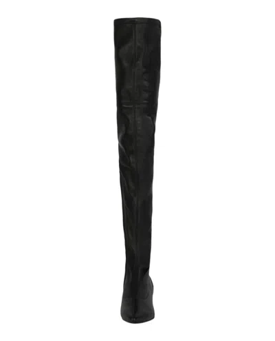 Givenchy Over-the-knee Kitten Heel Boots In Black