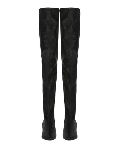 Givenchy Over-the-knee Kitten Heel Boots In Black