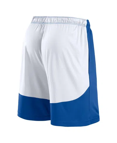 Fanatics Men's Royal/white Indianapolis Colts Launch Shorts In Blue